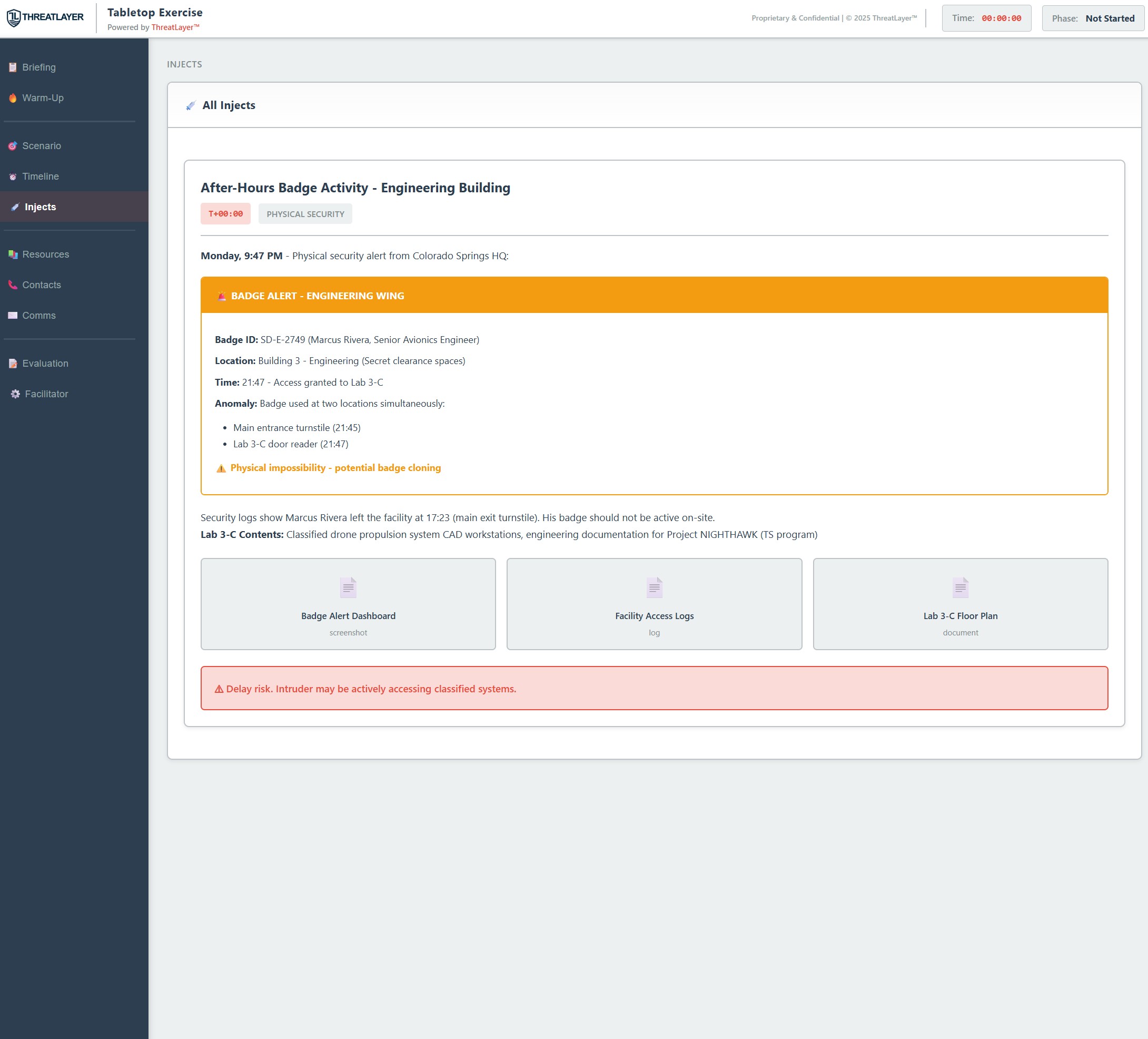 TTX-IR inject evidence view screenshot
